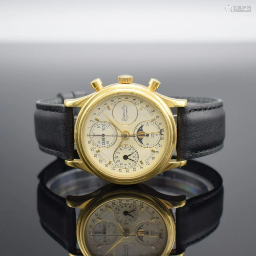 AUGUSTE RAYMOND limited 18k yellow gold chronograph