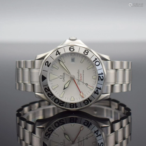 OMEGA Seamaster GMT chronometer gents wristwatch