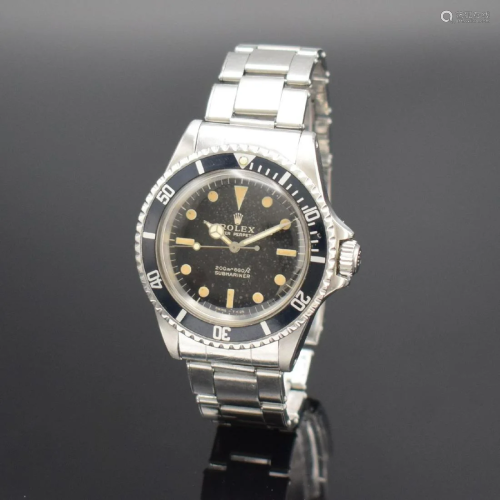 ROLEX rare Submariner 5513 shiny dial meters first