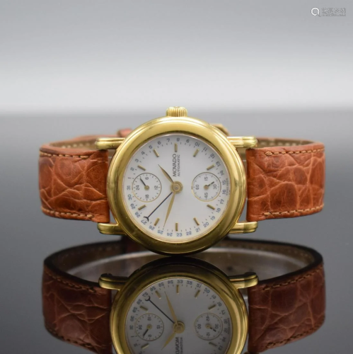 MOVADO 1881 18k yellow gold gents wristwatch