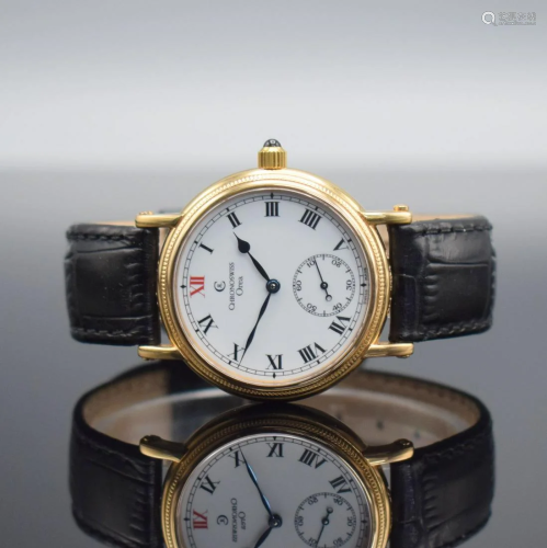 CHRONOSWISS rare 18 pink gold gents wristwatch Orea