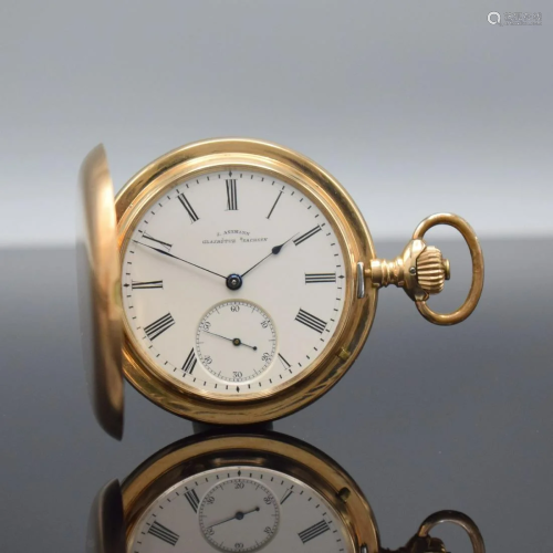J. ASSMANN Glashuette I/Sachsen 14k gold pocket watch