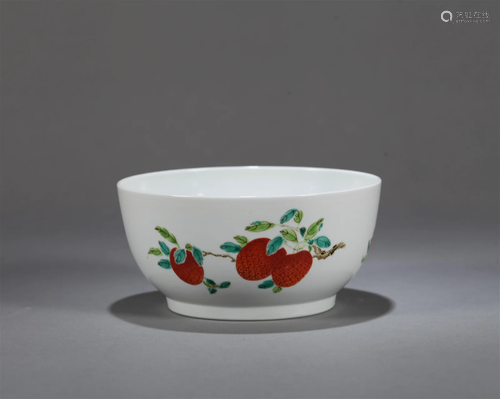 A Chinese Famille-Rose Porcelain Bowl