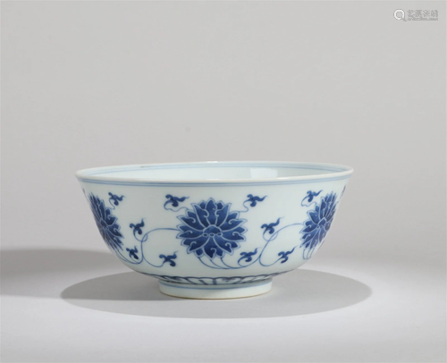 A Chinese Blue and White Porcelain Bowl