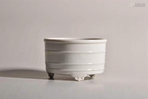 A Chinese Celadon Glazed Porcelain Incense Burner