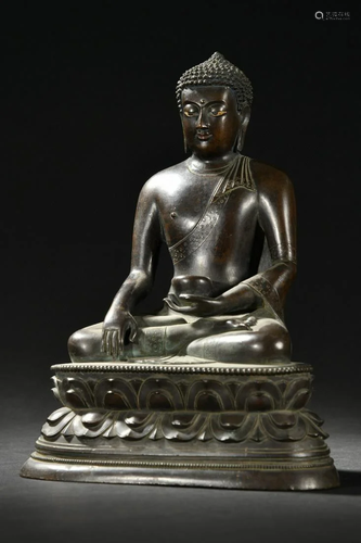 CHINESE BRONZE BUDDHA