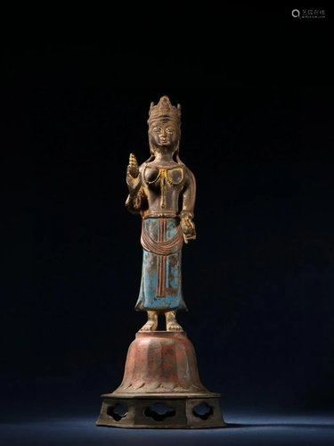 CHINESE BRONZE GUANYIN