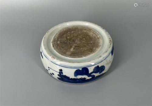 CHINESE BLUE AND WHITE STATIONERY