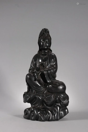 CHINESE ZITAN WOOD GUANYIN