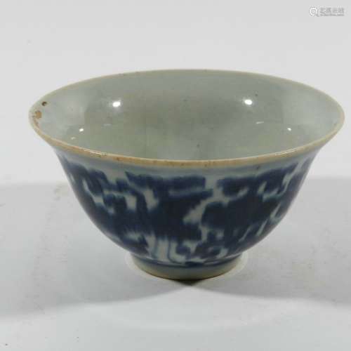 Blue And White Porcelain Cup, China
