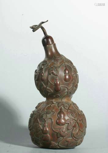 Bronze Gourd Ornament, China