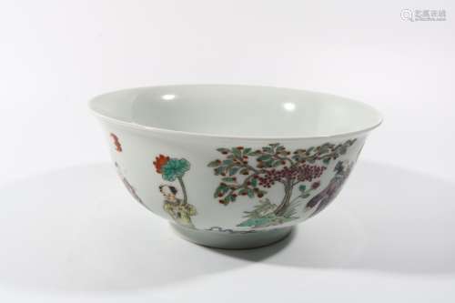 Famille Rose Porcelain Bowl, China