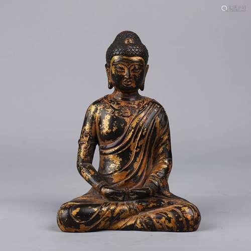 Gilt-Bronze Figure of Shakyamuni