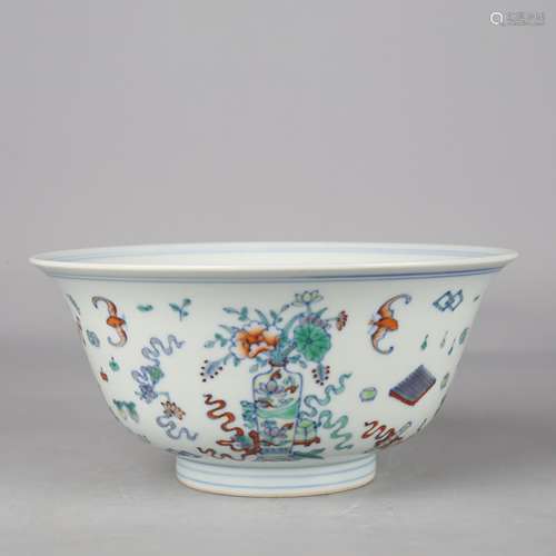 Doucai Glaze Antiques Bowl