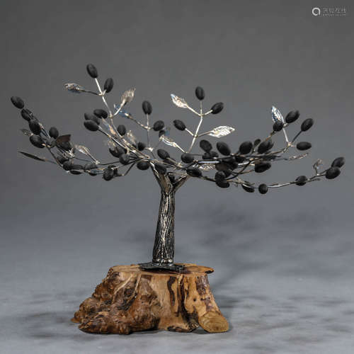 Silver Made Tree Ornament