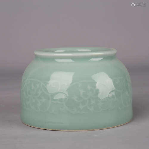 Celadon-Glazed Moulded Water Coupe