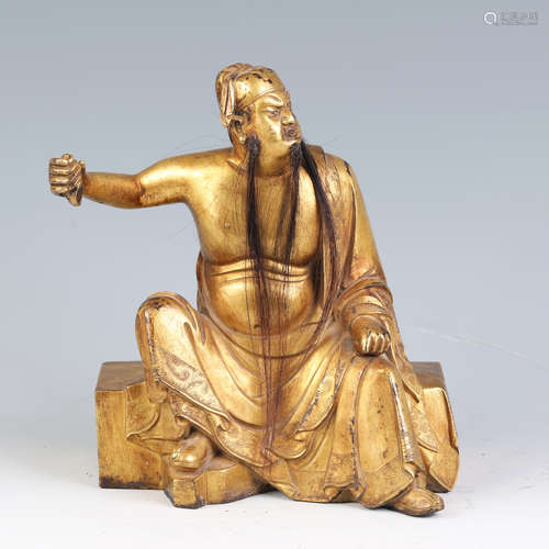 Gilt-Bronze Figure of Guan’Gong