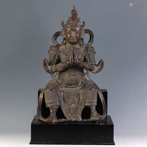 Bronze Figure of Weituo Bodhisattva