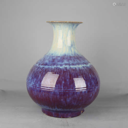 Flambe-Glazed Vase