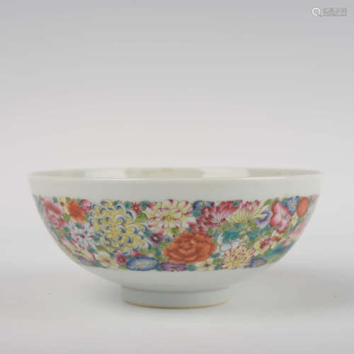 Famille Rose Millefleurs Bowl