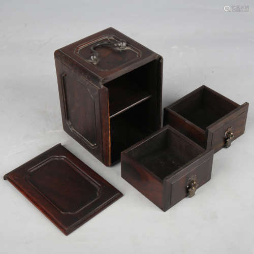 Rosewood Seal Box and Cover