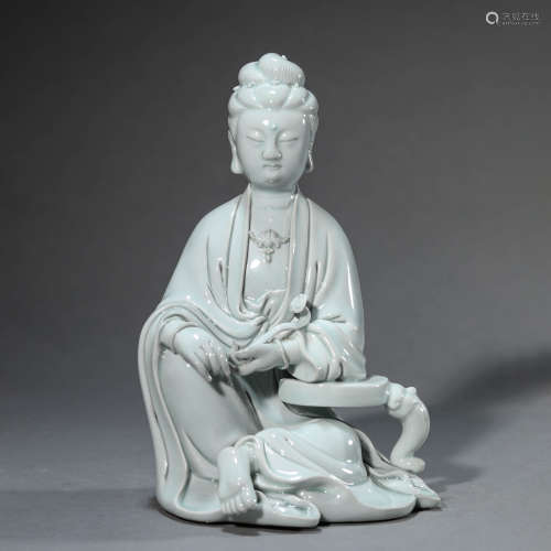 White Glaze Guanyin Ornament