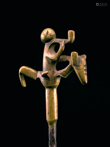 A Yoruba Ceremonial Staff, Equestrian