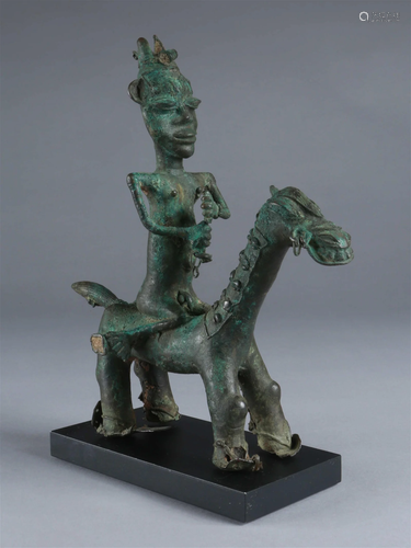 A Yoruba Rider on a Horse