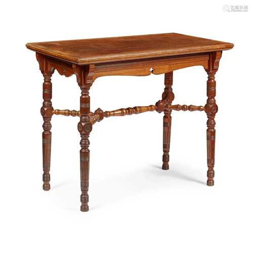 GILLOW & CO. AESTHETIC MOVEMENT WRITING TABLE, CIRCA 188...