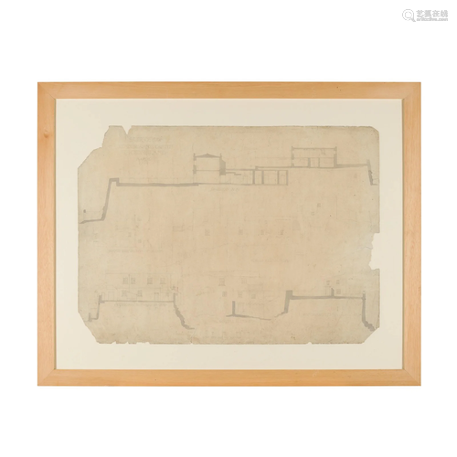 SIR EDWIN LUTYENS (1869-1944) SURVEY OF LINDISFARNE CASTLE, ...