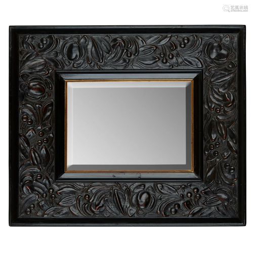 ENGLISH ARTS & CRAFTS WALL MIRROR, CIRCA 1900