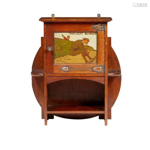 SHAPLAND & PETTER, BARNSTAPLE SMOKER'S CABINET, CIR...