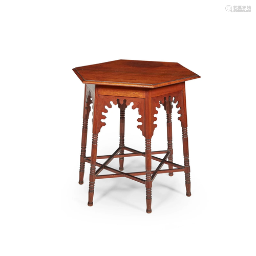 LIBERTY & CO., LONDON CENTRE TABLE, CIRCA 1900