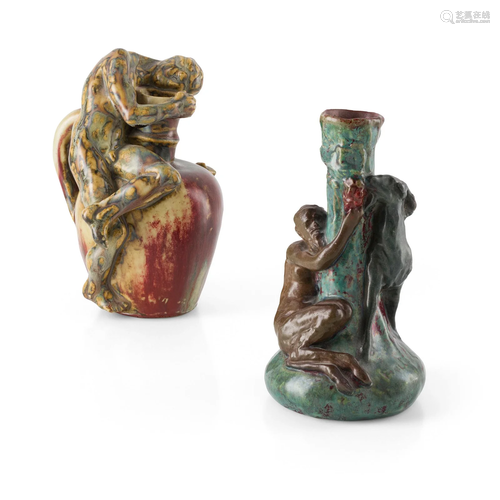 HECTOR LEMAIRE (1846-1933) FOR EMILE MULLER (1823-1899) VASE...