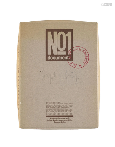 Beuys, Joseph No. 1 documente. Abendunterhaltung. Multiple m...