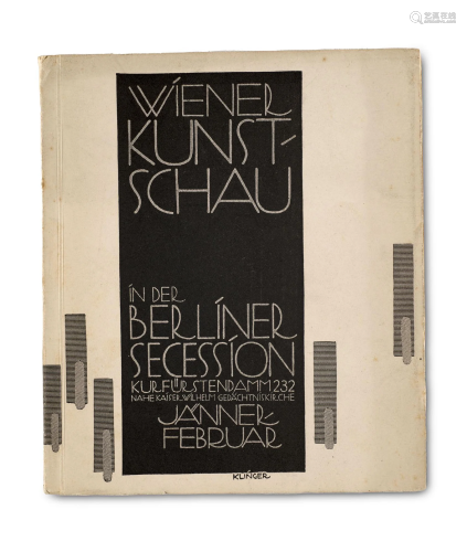 Katalog der Wiener Kunstschau in der Berliner Secession. Mit...