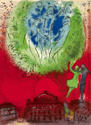 Chagall, Marc Paris. Derriere le miroir 66-67-68. Mit 11 (9 ...