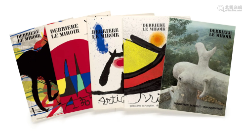 Miró, Jean Sammlung von 5 Ausgaben. Mit insgesamt 16 Origina...
