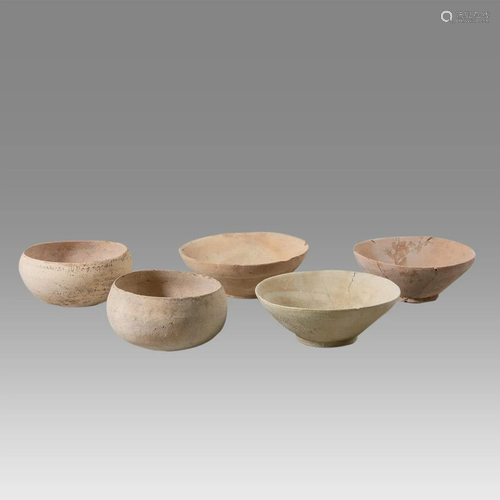 Lot of 5 Ancient Holy Land Roman Terracotta Bowls c.1st-2nd ...