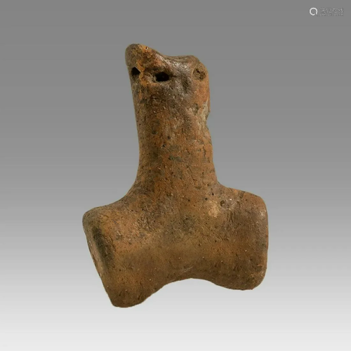 Ancient Holy Land Terracotta Idol c.1st millennium BC.