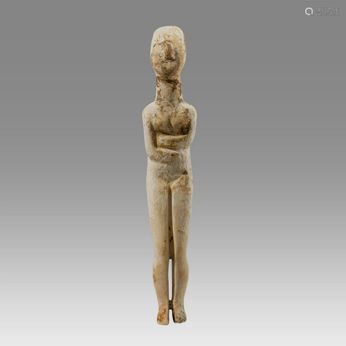 Greek Cycladic style Stone Idol.