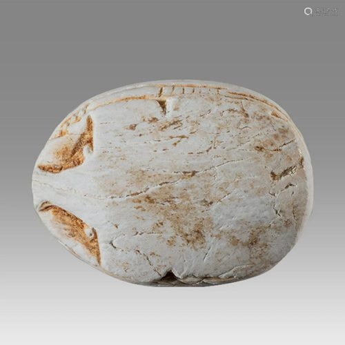 Ancient Egyptian Steatite stone Scarab c.1500-1100 BCE.