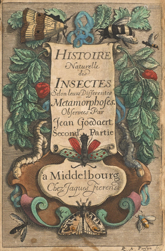 Goedaert, Jean Histoire naturelle des insectes selon leurs d...