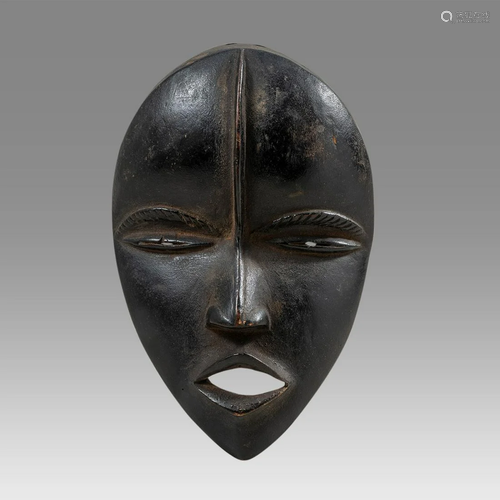 African Ivory Coast Dan Wooden Mask.