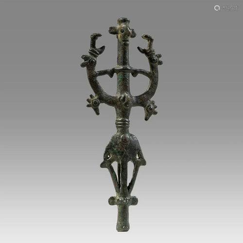 Ancient Luristan Bronze Finial c.1000 BC.