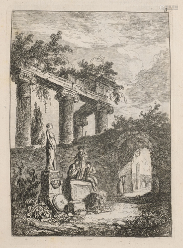 Robert, Hubert Les Soirées de Rome. Dessinées et gravées par...