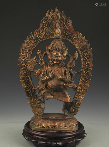 TIBETAN BUDDHISM VAJRA KRODHA MAHABALA UCCHUSM STATUE