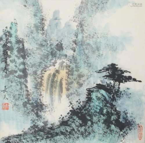 CHINESE PAINTING ATTRIBUTED TO YU ZHANT IAN