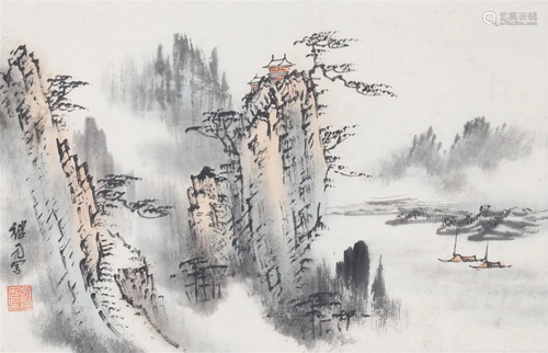 CHINESE PAINTING ATTRIBUTED TO FANG JI YUAN