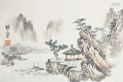 CHINESE PAINTING ATTRIBUTED TO FANG JI YUAN